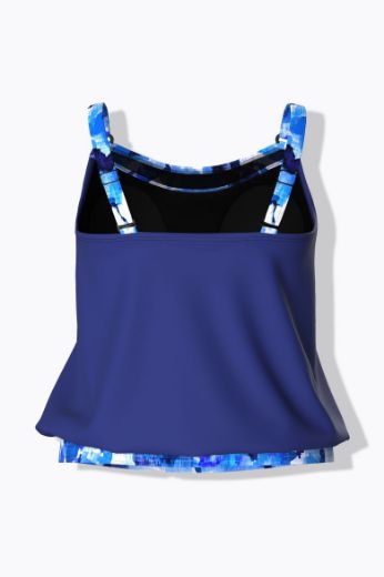 Moda za polnejše Kupaći kostim Tankini plus velikost, xxl, Ulla Popken in Johann Popken (JP1880)