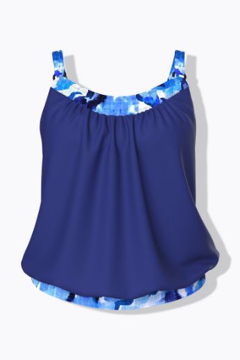 Moda za polnejše Kupaći kostim Tankini plus velikost, xxl, Ulla Popken in Johann Popken (JP1880)