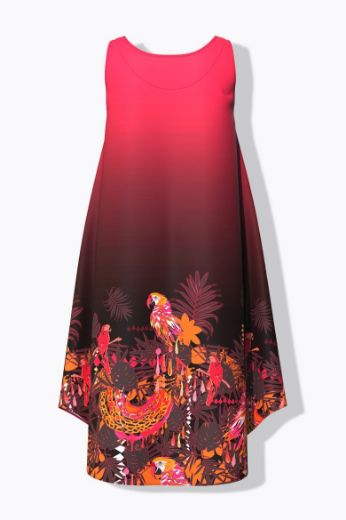Moda za polnejše Haljina maxi bez rukava plus velikost, xxl, Ulla Popken in Johann Popken (JP1880)