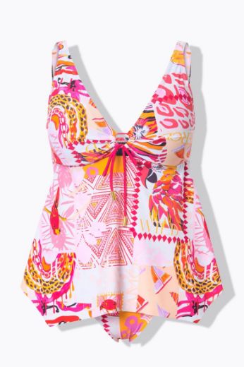 Moda za polnejše Kupaći kostim Tankini plus velikost, xxl, Ulla Popken in Johann Popken (JP1880)