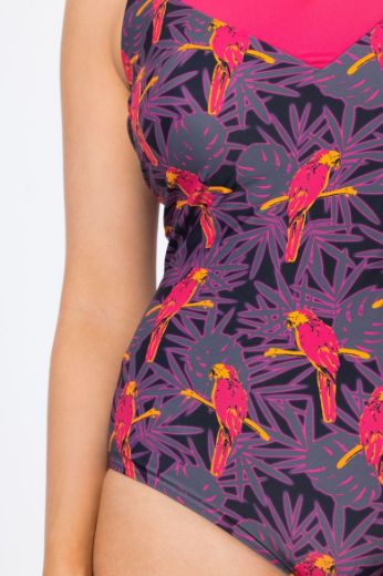 Moda za polnejše Kupaći kostim jednodijelni plus velikost, xxl, Ulla Popken in Johann Popken (JP1880)