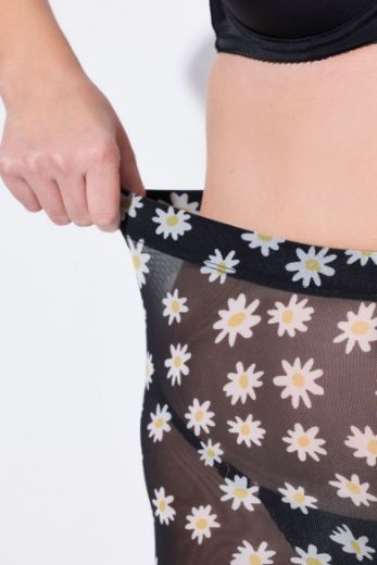 Moda za polnejše Tajice kratke prozirne cvjetnog uzorka plus velikost, xxl, Ulla Popken in Johann Popken (JP1880)