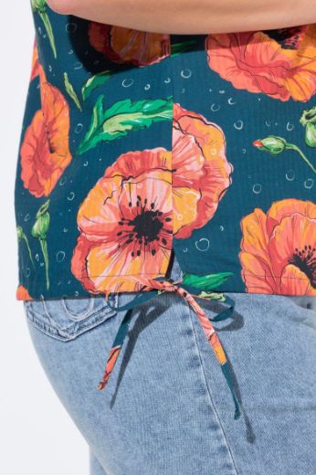 Moda za polnejše Bluza kratkih rukava plus velikost, xxl, Ulla Popken in Johann Popken (JP1880)