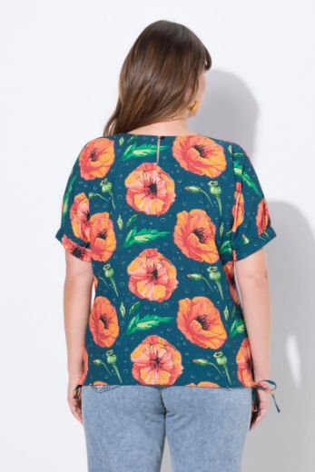 Moda za polnejše Bluza kratkih rukava plus velikost, xxl, Ulla Popken in Johann Popken (JP1880)