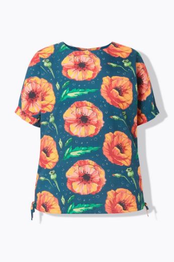 Moda za polnejše Bluza kratkih rukava plus velikost, xxl, Ulla Popken in Johann Popken (JP1880)