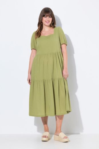Moda za polnejše Haljina maxi kratkih rukava plus velikost, xxl, Ulla Popken in Johann Popken (JP1880)