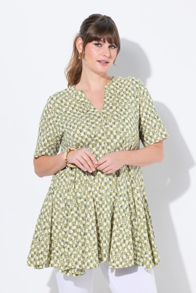 Moda za polnejše Tunika kratkih rukava plus velikost, xxl, Ulla Popken in Johann Popken (JP1880)