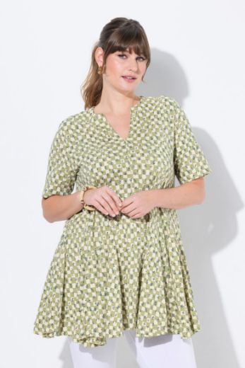 Moda za polnejše Tunika kratkih rukava plus velikost, xxl, Ulla Popken in Johann Popken (JP1880)