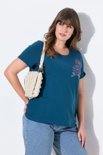 Moda za polnejše Majica kratkih rukava okruglog ovratnika plus velikost, xxl, Ulla Popken in Johann Popken (JP1880)