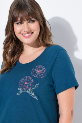 Moda za polnejše Majica kratkih rukava okruglog ovratnika plus velikost, xxl, Ulla Popken in Johann Popken (JP1880)