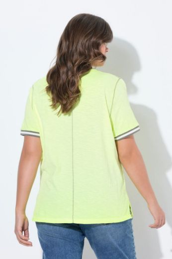 Moda za polnejše Majica kratkih rukava žuta plus velikost, xxl, Ulla Popken in Johann Popken (JP1880)