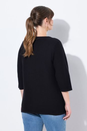 Moda za polnejše Kardigan s 3/4 rukavima plus velikost, xxl, Ulla Popken in Johann Popken (JP1880)