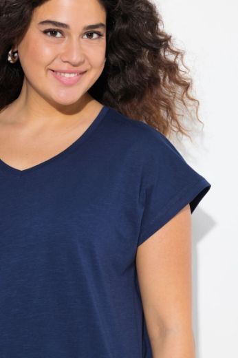 Moda za polnejše Majica kratkih rukava s džepom plus velikost, xxl, Ulla Popken in Johann Popken (JP1880)