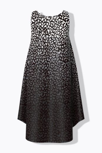 Moda za polnejše Haljina bez rukava s printom leoparda plus velikost, xxl, Ulla Popken in Johann Popken (JP1880)