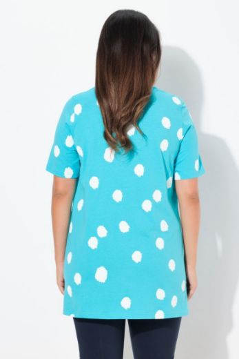Moda za polnejše Majica A kroja s printom točki plus velikost, xxl, Ulla Popken in Johann Popken (JP1880)