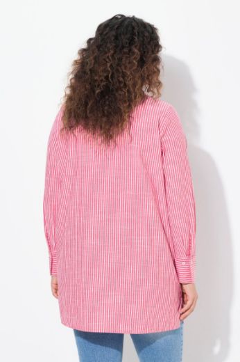 Moda za polnejše Bluza dužeg kroja na pruge plus velikost, xxl, Ulla Popken in Johann Popken (JP1880)