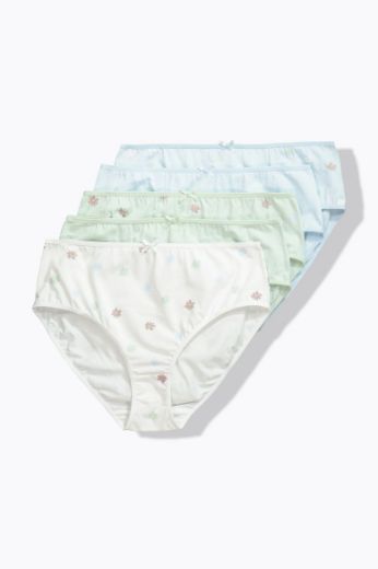 Moda za polnejše Gaćice midi  5 komada plus velikost, xxl, Ulla Popken in Johann Popken (JP1880)