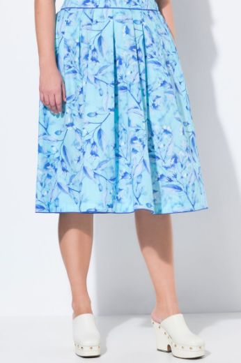Moda za polnejše Suknja A kroja cvjetnog uzorka plus velikost, xxl, Ulla Popken in Johann Popken (JP1880)