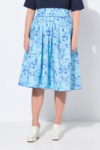 Moda za polnejše Suknja A kroja cvjetnog uzorka plus velikost, xxl, Ulla Popken in Johann Popken (JP1880)