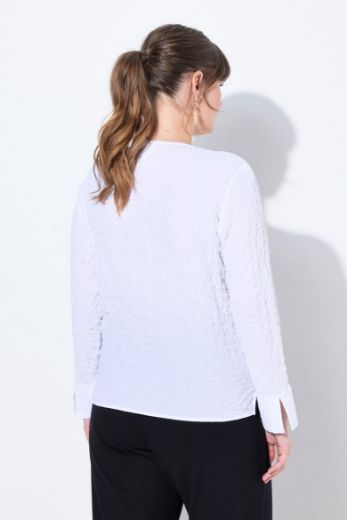 Moda za polnejše Bluza dugih rukava V ovratnika plus velikost, xxl, Ulla Popken in Johann Popken (JP1880)