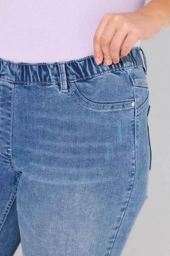 Moda za polnejše Traperice uskih nogavica plus velikost, xxl, Ulla Popken in Johann Popken (JP1880)