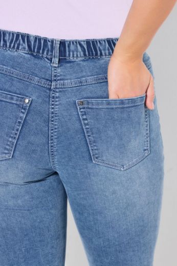 Moda za polnejše Traperice uskih nogavica plus velikost, xxl, Ulla Popken in Johann Popken (JP1880)