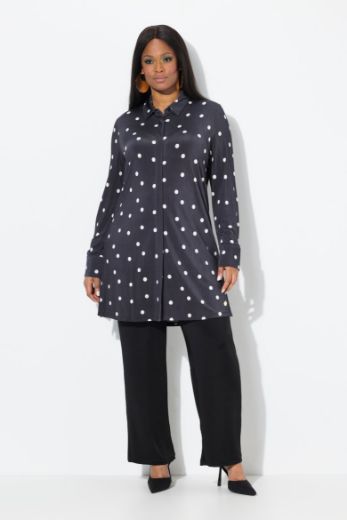 Moda za polnejše Bluza dužeg kroja na točkice plus velikost, xxl, Ulla Popken in Johann Popken (JP1880)