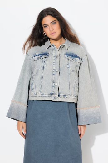 Moda za polnejše Jakna od trapera plus velikost, xxl, Ulla Popken in Johann Popken (JP1880)