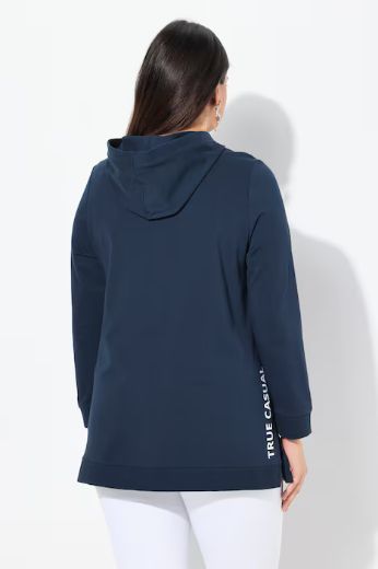 Moda za polnejše Majica dugih rukava s kapuljačom plus velikost, xxl, Ulla Popken in Johann Popken (JP1880)