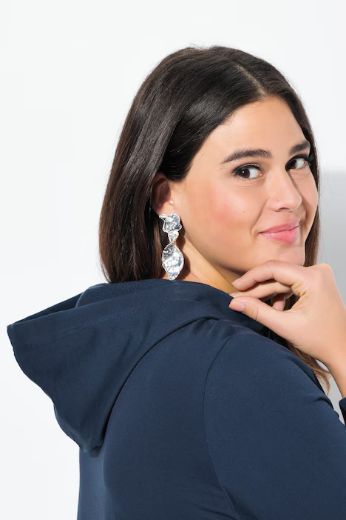 Moda za polnejše Majica dugih rukava s kapuljačom plus velikost, xxl, Ulla Popken in Johann Popken (JP1880)