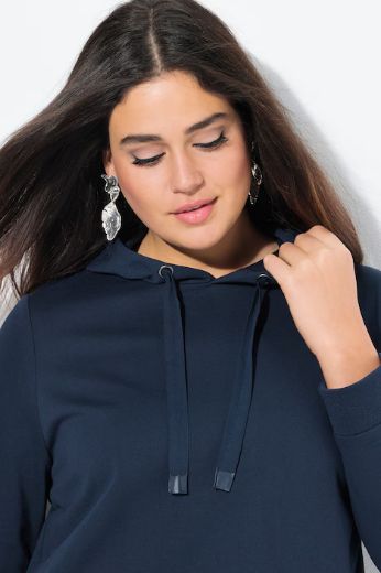 Moda za polnejše Majica dugih rukava s kapuljačom plus velikost, xxl, Ulla Popken in Johann Popken (JP1880)