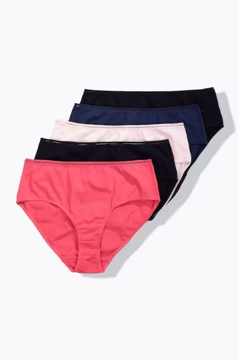 Moda za polnejše Gaćice midi 5 komada plus velikost, xxl, Ulla Popken in Johann Popken (JP1880)