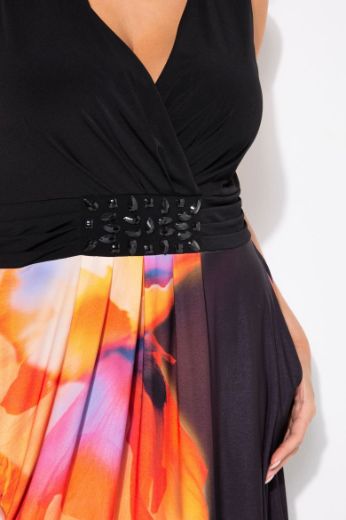 Moda za polnejše Haljina maxi bez rukava V ovratnika plus velikost, xxl, Ulla Popken in Johann Popken (JP1880)