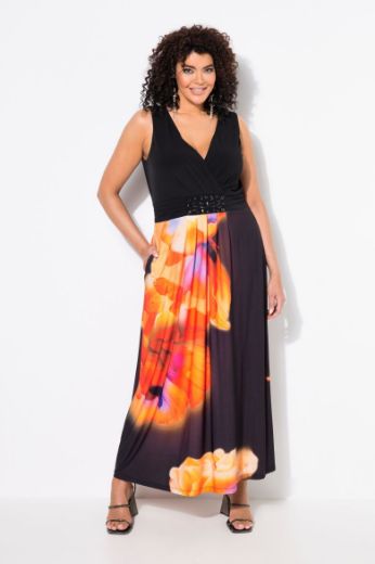 Moda za polnejše Haljina maxi bez rukava V ovratnika plus velikost, xxl, Ulla Popken in Johann Popken (JP1880)