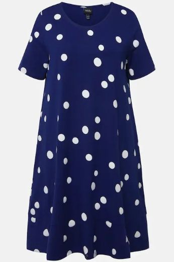 Moda za polnejše Haljina A kroja na krugove plus velikost, xxl, Ulla Popken in Johann Popken (JP1880)