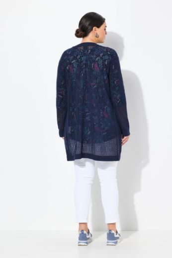 Moda za polnejše Kardigan mrežasti bez kopčanja plus velikost, xxl, Ulla Popken in Johann Popken (JP1880)