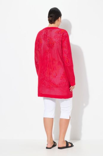 Moda za polnejše Kardigan mrežasti bez kopčanja plus velikost, xxl, Ulla Popken in Johann Popken (JP1880)
