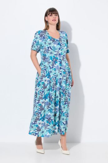 Moda za polnejše Haljina maxi cvjetnog uzorka plus velikost, xxl, Ulla Popken in Johann Popken (JP1880)