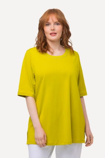 Moda za polnejše Majica s ukrasima na ovratniku plus velikost, xxl, Ulla Popken in Johann Popken (JP1880)