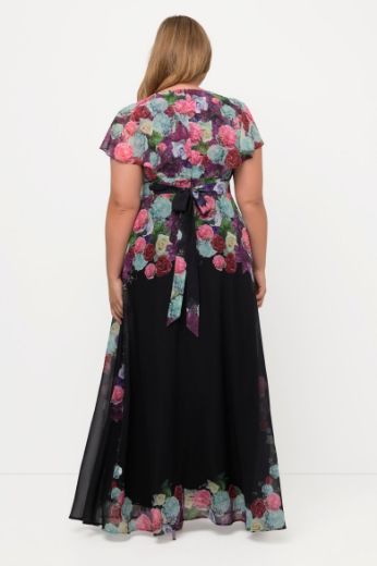 Moda za polnejše Haljina maxi V ovratnika plus velikost, xxl, Ulla Popken in Johann Popken (JP1880)