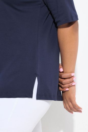 Moda za polnejše Majica Polo kratkih rukava plus velikost, xxl, Ulla Popken in Johann Popken (JP1880)