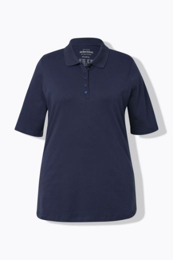 Moda za polnejše Majica Polo kratkih rukava plus velikost, xxl, Ulla Popken in Johann Popken (JP1880)