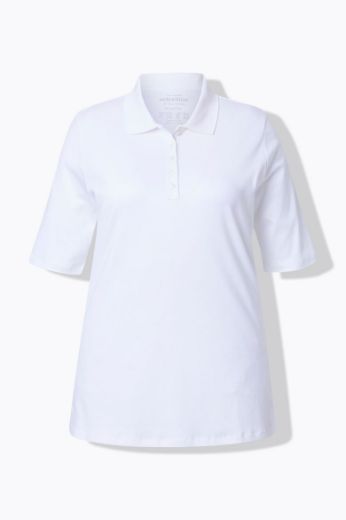 Moda za polnejše Majica Polo kratkih rukava plus velikost, xxl, Ulla Popken in Johann Popken (JP1880)