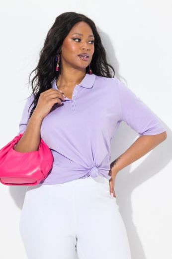 Moda za polnejše Majica Polo kratkih rukava plus velikost, xxl, Ulla Popken in Johann Popken (JP1880)