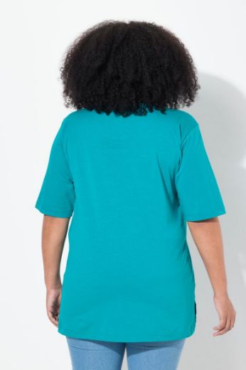 Moda za polnejše Majica V izrez Basic plus velikost, xxl, Ulla Popken in Johann Popken (JP1880)