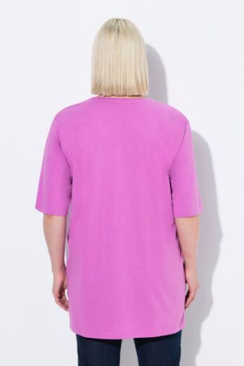 Moda za polnejše Majica V izrez Basic plus velikost, xxl, Ulla Popken in Johann Popken (JP1880)