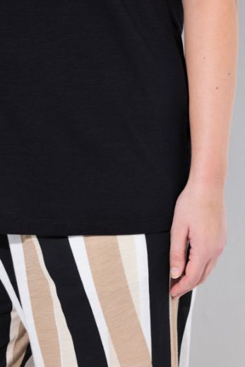 Moda za polnejše Majica kratkih rukava V ovratnika plus velikost, xxl, Ulla Popken in Johann Popken (JP1880)