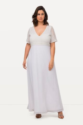 Moda za polnejše Haljina kratkih rukava A kroja plus velikost, xxl, Ulla Popken in Johann Popken (JP1880)