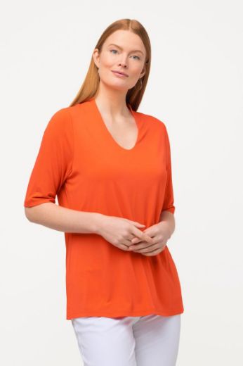 Moda za polnejše Majica polu rukava V ovratnika plus velikost, xxl, Ulla Popken in Johann Popken (JP1880)