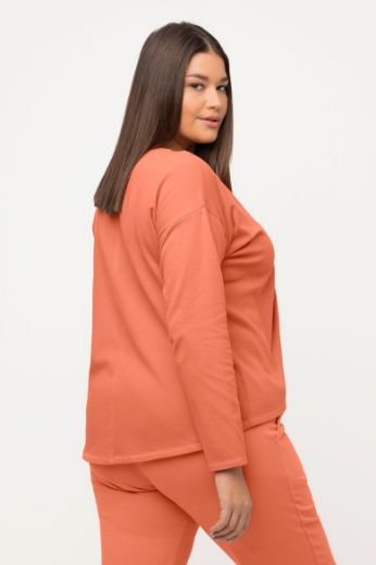 Moda za polnejše Majica dugih rukava V ovratnika plus velikost, xxl, Ulla Popken in Johann Popken (JP1880)